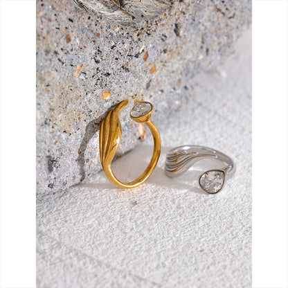 Wings of Light – Adjustable Ring  Gold / Silver