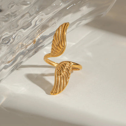 Twin Wing Open Ring