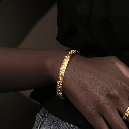 Tarot Card  Cuff Bracelet Gold | Silver