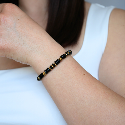 Core Collection - Black Agate Bracelet