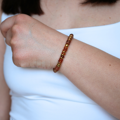 Core Collection - Red Agate Bracelet