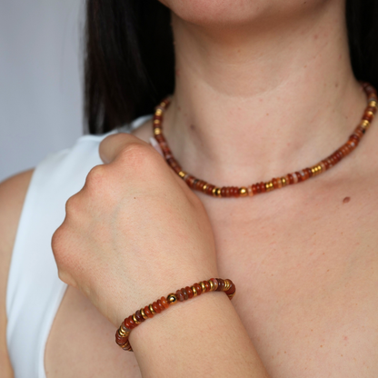 Core Collection - Red Agate Bracelet
