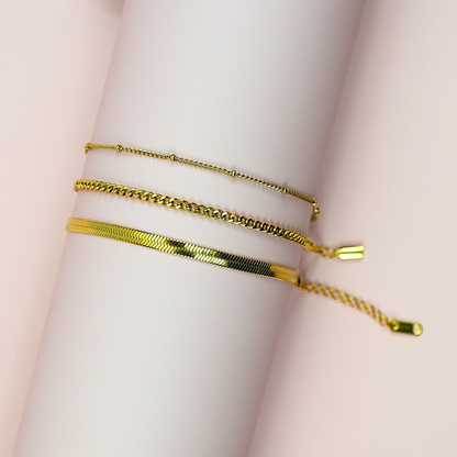 Essential – 3 Chain Bracelet Bundle