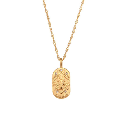 Weven Design Zodiac Gold Necklace